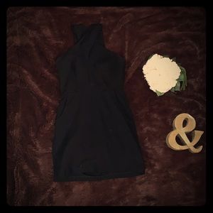 Black mini dress with pockets!